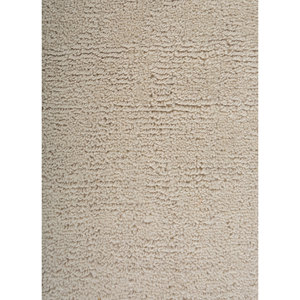 Alfombra Rectangular Contour Ivory de Lana Tejida a Mano, Clásica, de 10 mm de Grosor, para Entrada/Dormitorio, Color Sólido, Hecha a Mano, Hwl-356 - Product Image 3