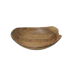Meilleur bol de service en bois de forme ronde noir fini pour la table à manger de la cuisine bols de service pour aliments et collations - Product Image 4