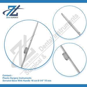 Mango de osteótomo nasal TARDY 16 cm 6-1/4 "10mm realizar cortes óseos de osteotomía especialmente para estrechar o realinear los huesos nasales - Product Image 4