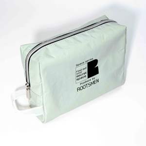 Sac de rangement cosmétique de mode d'usine BSCI avec motif de bonbons de Logo personnalisé de fermeture éclair pour le voyage de maquillage fait de papier de Tyvek de tissu - Product Image 2