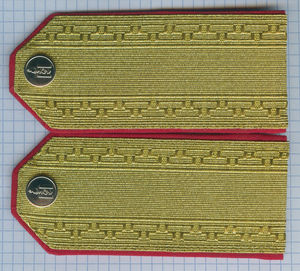 Distintivo da Colonnello per Uniforme da Parata con Spalline da Sergente Maggiore Mongolo - Product Image 1