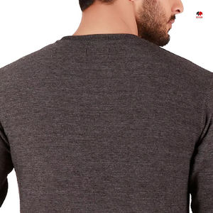 Sudadera Personalizada con Logotipo, 100% Algodón, Cuello Redondo, Color Sólido, para Hombre, Sudadera Grande, OEM Personalizado - Product Image 5