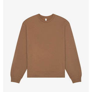 Carta 3D bordado venta al por mayor mujer sudadera personalizada hombres cuello redondo cinta polar invierno pulóver sudadera - Product Image 2