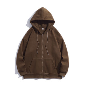 2025 sudaderas con capucha y pulóver con logotipo personalizado para hombre, sudaderas de punto liso con estampado, fabricante de ropa en blanco sublimado - Product Image 2