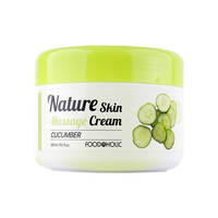 Krim Wajah Teh Hijau dengan Ekstrak Timun, Gliserin, Lavender, dan Allantoin 300ml, Anti-Penuaan, Mencerahkan, Melembapkan Secara Mendalam, Menyegarkan