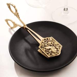 Elegante Servidor de Pastel Estilo Tong, Utensilio Decorativo para Cortar Pasteles, Servir Postres y Golosinas en Reuniones - Product Image 2