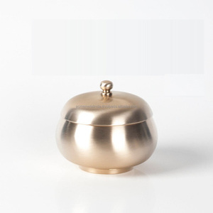 Juego de 2 cuencos de cobre pulido para servir alimentos, los cuencos de metal de tamaño personalizado más vendidos, cocina ideal, eventos de boda, precio al por mayor - Product Image 2