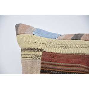 หมอนขนสัตว์เย็บปะติดปะต่อกันดีไซน์หรู16X48สีเบจแบบวินเทจปุยแบบพกพาสำหรับเตียงโซฟาใช้สำหรับคริสต์มาส - Product Image 2