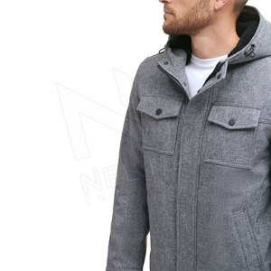 Chaqueta de Softshell personalizada para hombre, chaqueta de senderismo impermeable al por mayor - Product Image 5