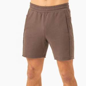 Haute qualité personnalisé XS taille été athlétique Gym entraînement Shorts pour hommes solide motif maille vêtements de sport décontracté Anti-rides haut - Product Image 5