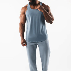 GYM Fitness ropa deportiva chaleco Stringers hombres camisetas sin mangas Original directo fabricado servicio personalizado nueva llegada hombres camiseta sin mangas - Product Image 6
