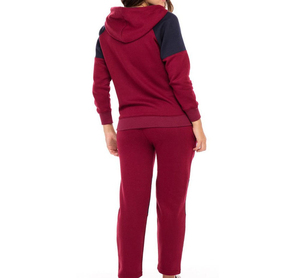 <b>Boutique</b> <b>Women</b> <b>Plus</b> <b>Size</b> Winter Solid Tracksuit Set Street Fashion Hooded Zip 100% Cotton Jogger Pants Comfortable Stylish - Product Image 5