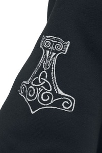 Veste en jean à capuche amovible pour hommes Vestes en jean à bouton avec logo personnalisé pour l'hiver Vintage couleur noir délavé brut ourlet brut - Product Image 4