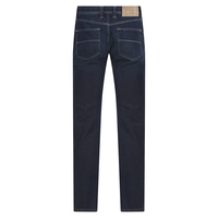 Jeans Rectos para Hombre, Corte Regular, Desgastados, Tejidos, 100% Algodón, Cintura Alta, Elásticos, Cómodos, Casuales, Estilo Urbano