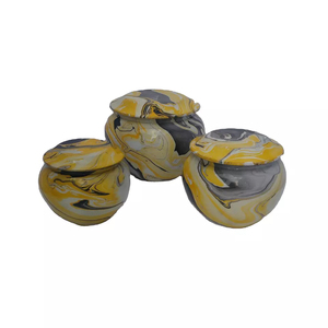 โลโก้ที่กำหนดเองสุนัขแมวโกศสัตว์เลี้ยงโลงศพสำหรับขี้เถ้าสัตว์เลี้ยงอนุสรณ์โลหะโกศเผาศพสำหรับแมวและสุนัข - Product Image 5