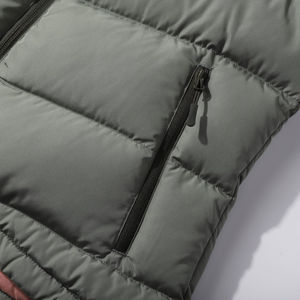 2025 personalizar lona teñida poliéster algodón relleno Puffer chaqueta invierno para hombres y mujeres - Product Image 4