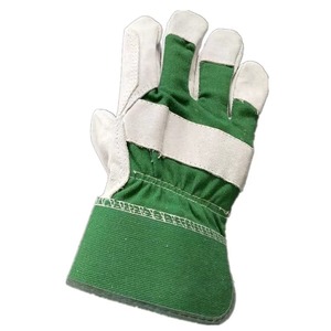 Gants de sécurité de gréeur canadiens de qualité supérieure en cuir pour le travail industriel, avec sangle de poignet réglable et antidérapante. - Product Image 6