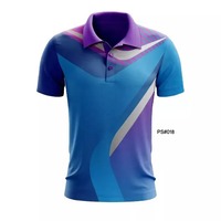 Chemises pour hommes imprimées par sublimation numérique, nouveau style - Col en V, manches courtes, polyester/coton, impression personnalisée de haute qualité, logo personnalisé