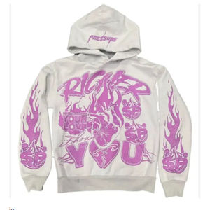 Nuevo personalizado totalmente impreso hombres gota hombros pulóver sudaderas con capucha Unisex sol se desvaneció transpirable algodón polar sudaderas OEM - Product Image 5