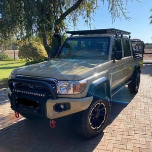 2018-2022 para Toyota Landcruiser Pickup doble cabina V8 diésel Turbo motor Manual caja de cambios RWD tela panorámica R19 luz usada - Product Image 1