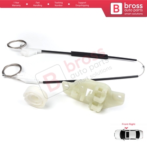Kit de réparation de lève-vitre BWR252 pour porte avant droite, compatible Accent MK2 LC TaGaz 4/5 portes, référence 8240425010 - Product Image 3