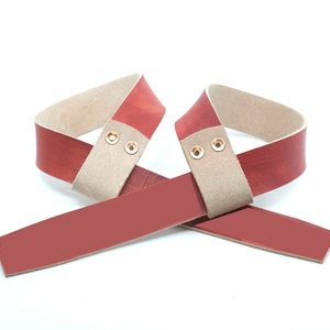 Correas de levantamiento de cuero de alta resistencia, correas de soporte fuertes para uso en gimnasio y entrenamiento con pesas - Product Image 1