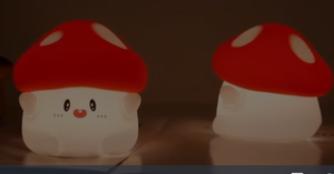 Cute Mushroom Night <b>Light</b> Silicone LED Lamp Multicolored Changing Colors Tap Control For Babies And Kids <b>Small</b> Size - Product Image 6