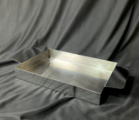 Plateau de service personnalisé en acier inoxydable Four lourd Plateau pour micro-ondes pour la maison et la cuisine Plateau en métal poli