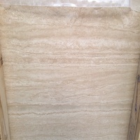 Dalles de travertin de haute qualité, polies, couleur ivoire clair, à veinage apparent, grandes dalles 600x1200mm, épaisseur 20mm, prix usine, fabriquées en Turquie