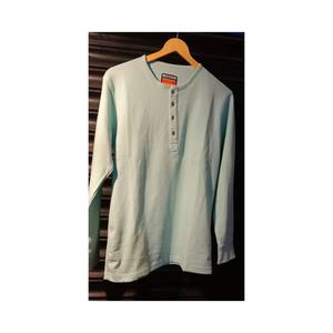 T-shirt à manches longues imprimé personnalisé de style décontracté motif teint uni avec méthode de tissage au crochet - Product Image 2