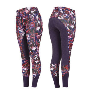 Mallas de montar a caballo con sublimación personalizada de diseño OEM, mallas de montar a caballo para mujer, precio al por mayor, mallas de montar a caballo - Product Image 4