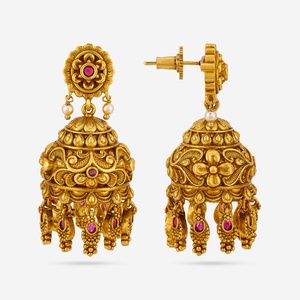 Pendientes Colgantes de Moda Antigua Colección 188650 - Product Image 4