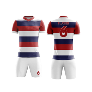 Profesión personalizado secado rápido transpirable fútbol Jersey desgaste diseño de alta calidad uniforme de fútbol - Product Image 6