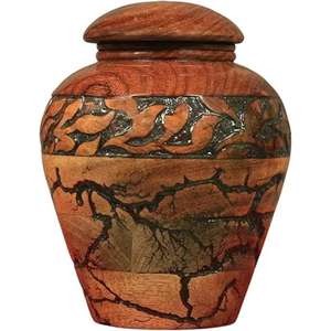 Urnas de madera hechas a mano de calidad de exportación para cenizas humanas con servicio personalizado disponible del exportador y fabricante indio - Product Image 3