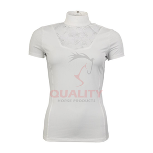 Camiseta de Equitación para Mujer, Cómoda, Deportiva, de Tela Elástica, Ligera, Transpirable, de Alto Rendimiento - Product Image 4