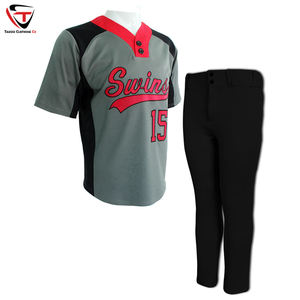 ชุดเครื่องแบบซอฟต์บอล/บาสบอลแบบสั่งทำชุดเสื้อเจอร์ซีย์แบบติดกระดุมเสื้อระบายอากาศได้ดีและใส่สบาย - Product Image 4