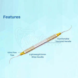 Juego de Curetas Periodontales Gracey de Alta Calidad, 7 Piezas, Instrumentos de Acero Inoxidable para Uso Profesional - Product Image 5