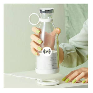 Bouteille mixeur Myrva 0,3-0,5L, mixeur manuel pour smoothies, récipient en verre, anti-fuite, usage domestique - Product Image 5