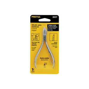 Juego de Pinzas de Manicura de Acero Inoxidable Pretul, Kit de Cuidado de Uñas Clásico de 6 Piezas con Logotipo Personalizable para Adultos, Diseño de Resorte Único - Product Image 5