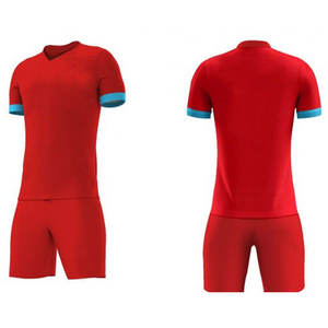 Camisetas de fútbol ajustadas personalizadas, venta al por mayor, sublimación, conjunto completo de camisetas de fútbol con impresión digital, uniformes de desgaste - Product Image 2