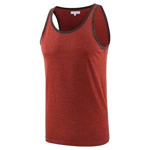 เสื้อกล้ามออกกำลังกายผู้ชายแบบไม่มีแขน  สำหรับเล่นกีฬา  ฟิตเนส  เพาะกาย  วัสดุโพลีเอสเตอร์ผสมสแปนเด็กซ์  รับผลิตแบบ OEM พร้อมสกรีนโลโก้ตามต้องการ - Product Image 3