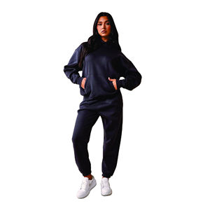 ชุดวอร์มสองชิ้นสำหรับผู้หญิงชุดวิ่งออกกำลังกายในฤดูหนาวชุดวอร์มสองชิ้นกางเกงผ้าฝ้าย100% ขนาดใหญ่พิเศษตามสั่งสำหรับ2024 - Product Image 2