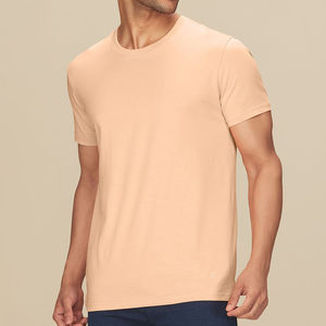 Camiseta de Hombre de Corte Regular con Logotipo Personalizado, Cuello Redondo, Manga Corta, Impresión Serigráfica, 100% Algodón Transpirable, Diseño Nuevo al por Mayor - Product Image 1