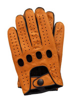 Gants d'hiver unisexes en cuir de chèvre véritable de haute qualité, doublés de polaire, compatibles avec les écrans tactiles, pour la conduite quotidienne en extérieur et le cyclisme