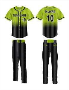Uniformes de entrenamiento de verano personalizados Conjunto de camisetas de béisbol Último diseño Ropa deportiva de equipo transpirable de secado rápido Uniforme de béisbol OEM - Product Image 2