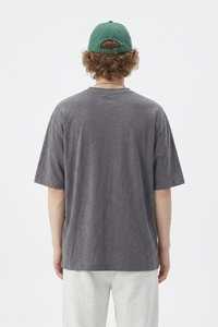 T-shirts surdimensionnés de qualité supérieure à prix bas avec logo personnalisé, coupe ample, style vintage pour hommes, idéal pour la gym et le fitness. - Product Image 4