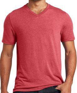 Camiseta Casual de Cuello en V para Hombre, 100% Algodón Orgánico, Diseño de Patrón Sólido, Talla Estadounidense, para Trabajar o Descansar en Verano - Product Image 6