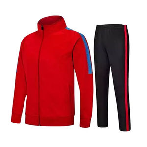 2025 Top vente personnalisé automne hiver haute qualité Polyester veste à glissière et pantalon ensemble Logo personnalisé Jogging costume pour hommes - Product Image 2