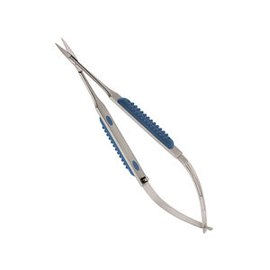 Micro ciseaux chirurgicaux polyvalents Lame droite tranchante en acier inoxydable Poignée en caoutchouc Micro ciseaux de haute qualité Vente en gros - Product Image 1