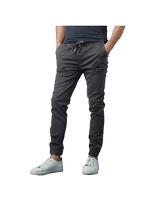 Jogging légers pour hommes, taille mi-haute, coupe slim, super extensibles, en Spandex/Nylon - Product Image 2